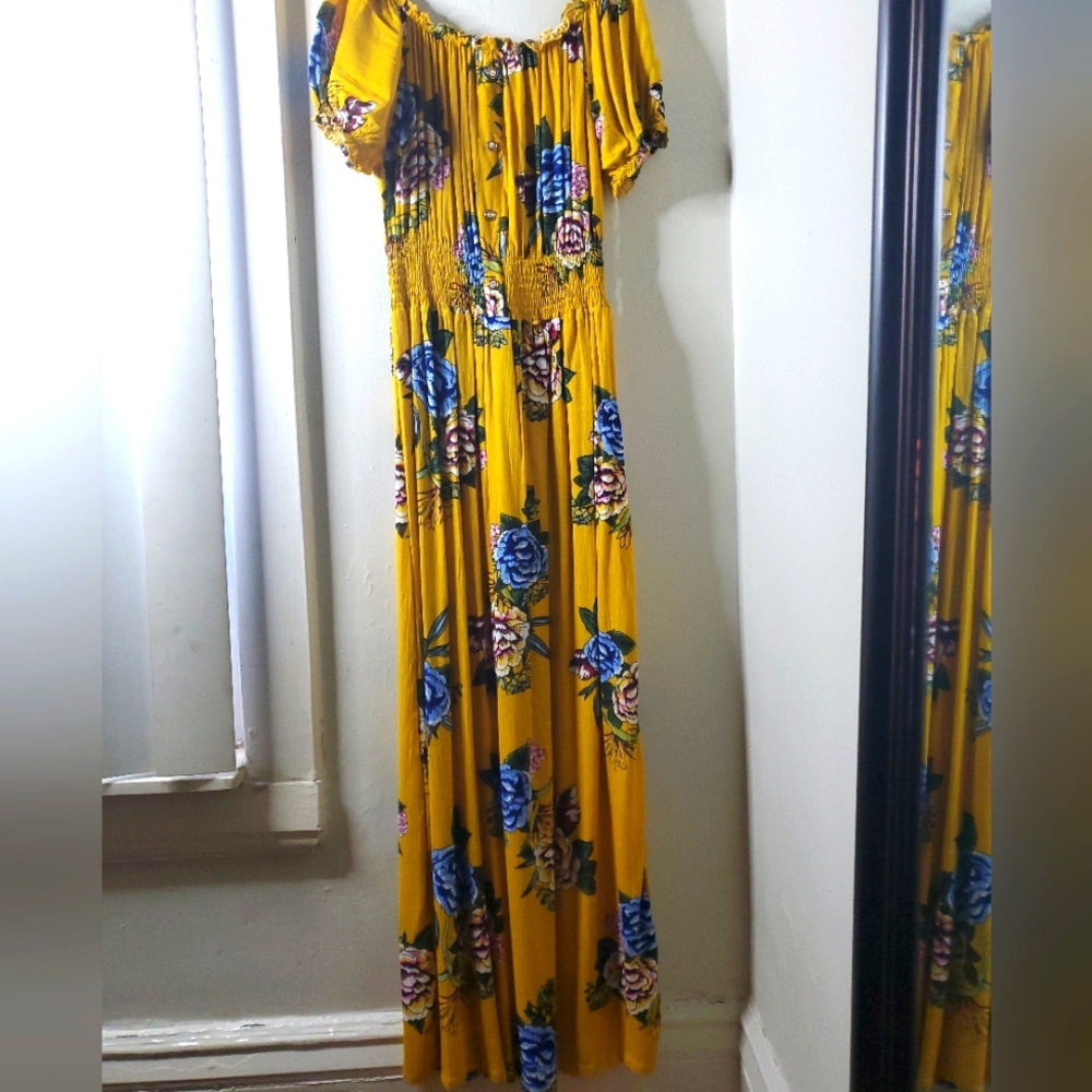Floral print dress